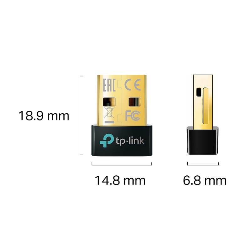 TP-Link UB500 Nano USB Bluetooth 5.0 Preto - Adaptador - Item3