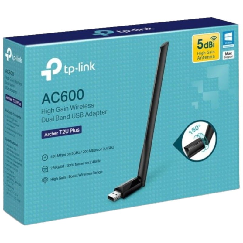 TP-LINK Archer T2 Plus Adaptador Wifi USB - Item2