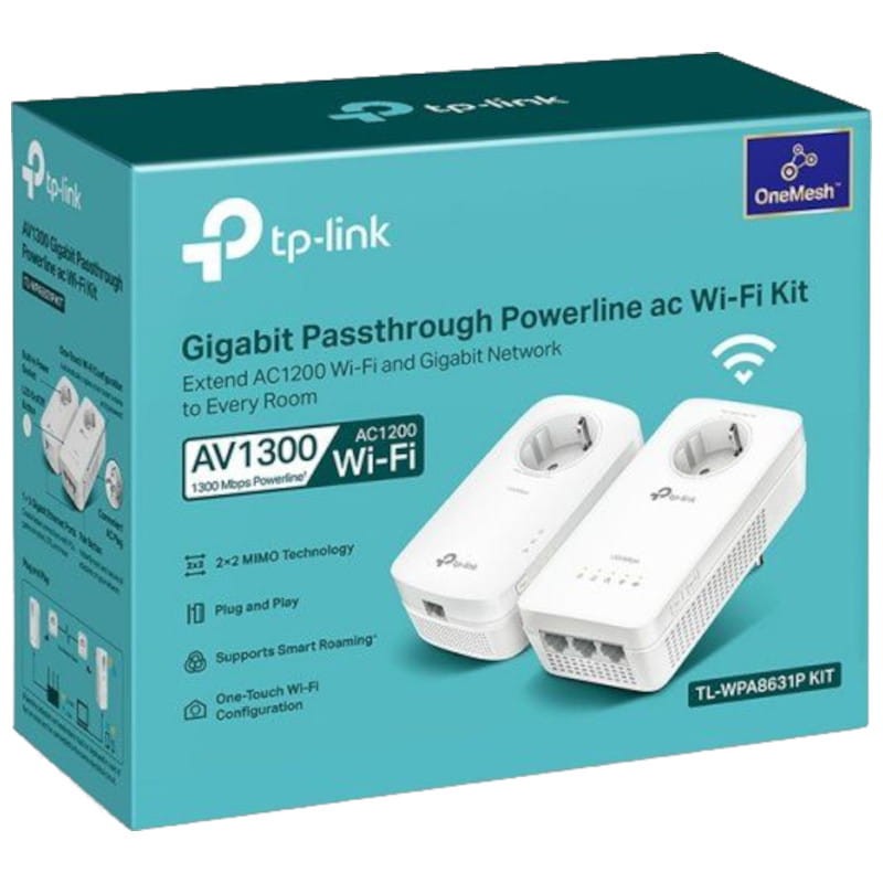 TP-Link PowerLine AV1300 1300 Mbit/s Ethernet Wifi Blanco - Ítem3