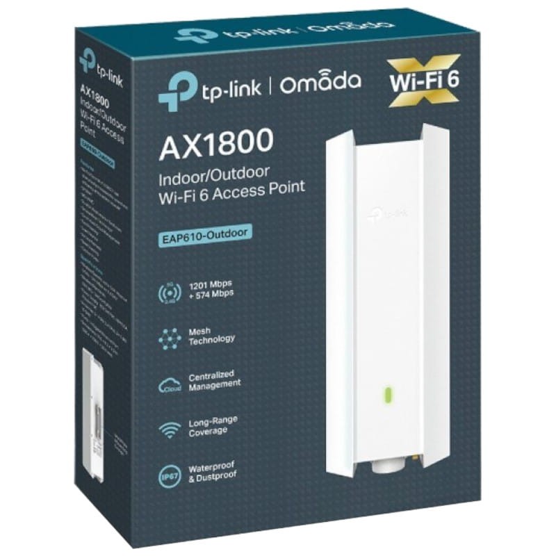 TP-Link EAP610-OUTDOOR Punto de acceso WiFi 6 Blanco - Ítem4