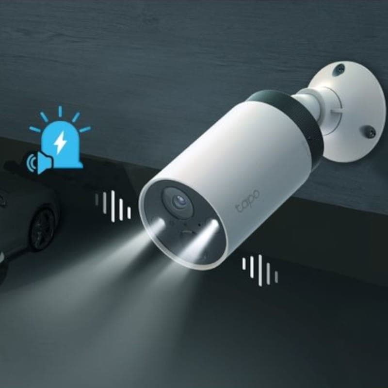 Foco de TP-Link Tapo C420S2 2560 x 1440 Px Cor Visão Noturna IP65 Branco - Kit de 2 câmeras de segurança