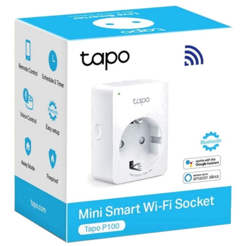 TP-Link Tapo P100 Mini Enchufe Inteligente WiFi - Caja