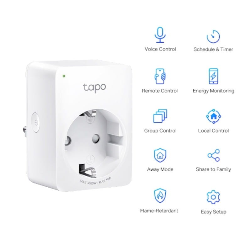 TP-Link Tapo P110 Mini Enchufe Inteligente WiFi - Ítem1