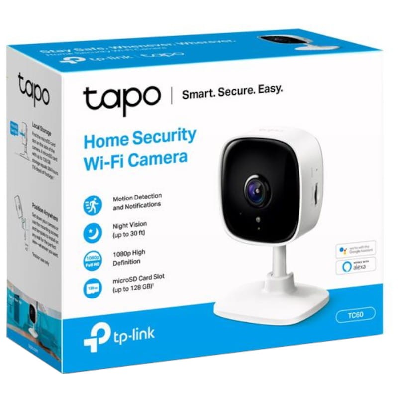 TP-Link TC60 1080px Alarma Sonido Bidireccional Blanco - Cámara de seguridad IP - Ítem3