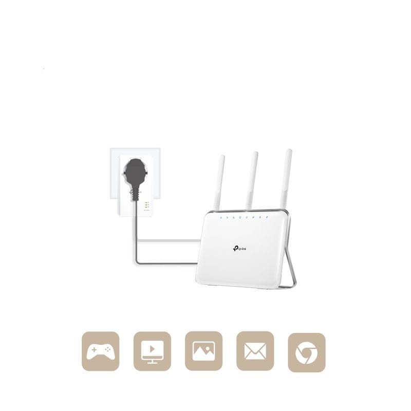 TP-Link PowerLine TL-PA7017P KIT Adaptateur réseau WiFi Ethernet Blanc - Ítem2