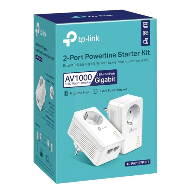 TP-Link PowerLine TL-PA7027P KIT Adaptador de red Ethernet Blanco - Ítem2