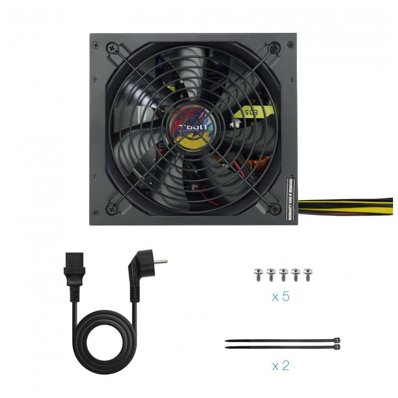 TooQ TQAPOLO-650SP 650W Noir - Alimentation - Ítem1