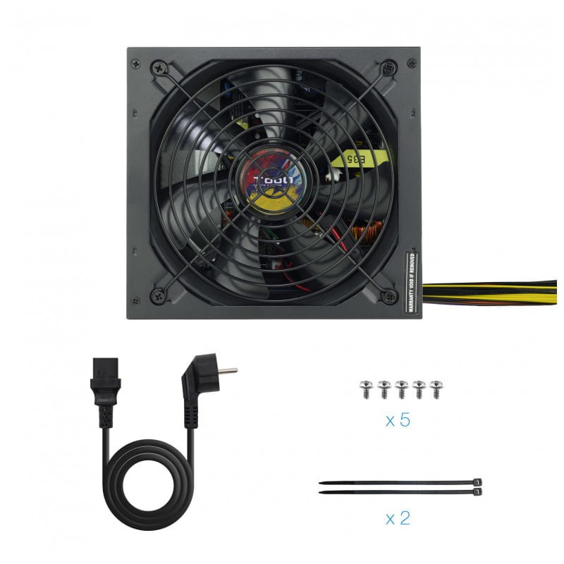 TooQ TQAPOLO-650SP 650W Negro - Fuente de alimentación - Ítem1