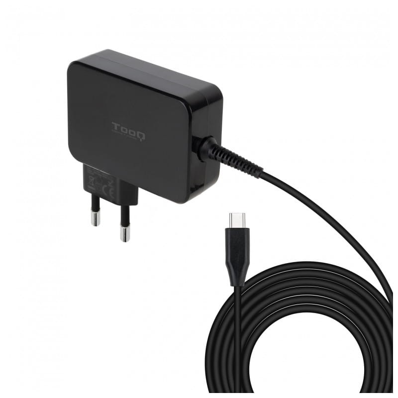 TooQ TQLC-USBCGAN90PD 90W USB-C Preto - Carregador Portátil - Item