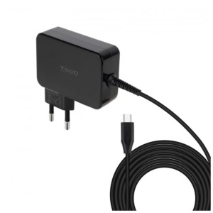 TooQ TQLC-USBCGAN90PD 90W USB-C Negro - Cargador portátil