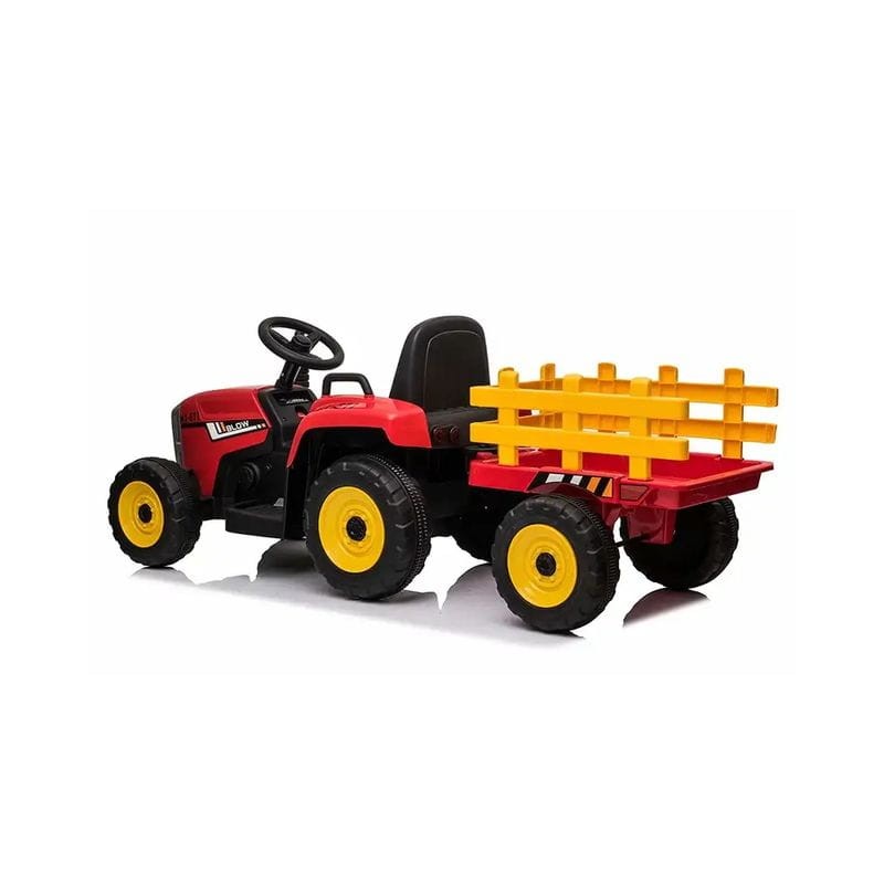Tracteur Ceres avec remorque Rouge - Voiture électrique pour enfants - Ítem3