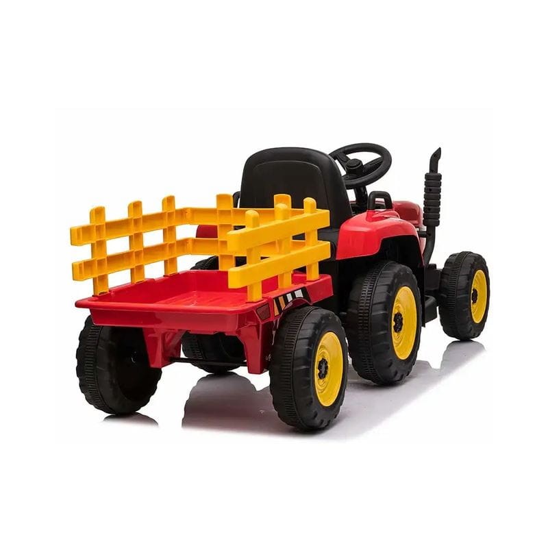 Tracteur Ceres avec remorque Rouge - Voiture électrique pour enfants - Ítem4