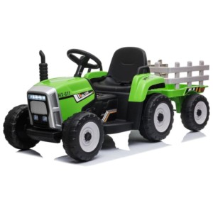 Trator Elétrico 12V Verde para Crianças