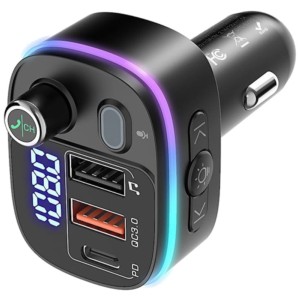 Transmisor FM BlitzWolf BW-BC2 Bluetooth RGB MP3 USB
