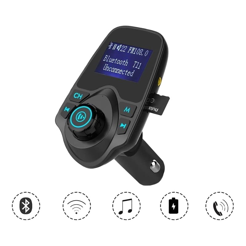 Transmisor FM T11- Bluetooth MP3 USB - Ítem3