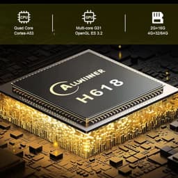 Processador de Transspeed 8K H618 4GB/64GB Dual Wifi Android 12 Preto - Android TV
