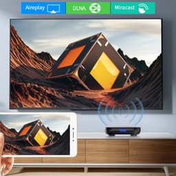 Adaptável Transspeed 8K H618 4GB/64GB Dual Wifi Android 12 Preto - Android TV