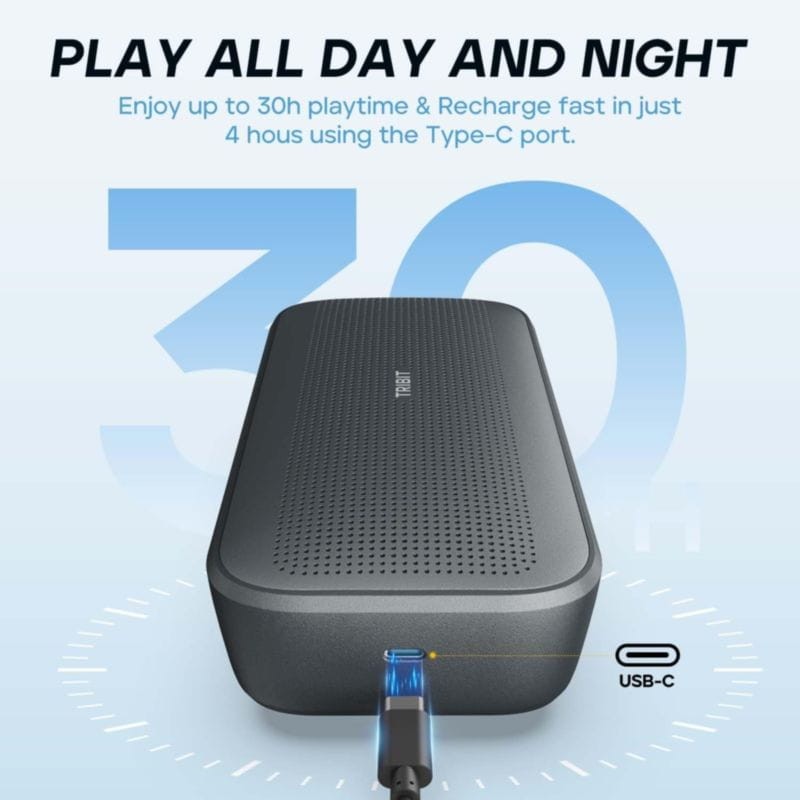 Tribit StormBox Flow Preto - Altifalante Bluetooth - Item8