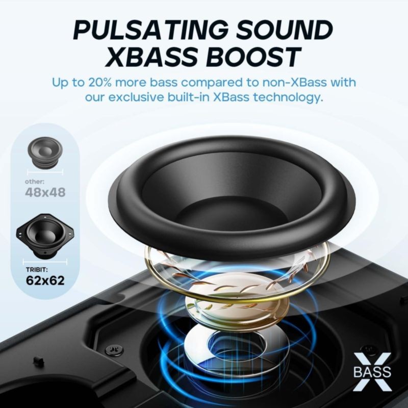 Tribit StormBox Flow Preto - Altifalante Bluetooth - Item9