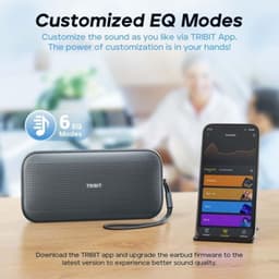 Tribit StormBox Flow Noir avec résistance à l'eau IP67
