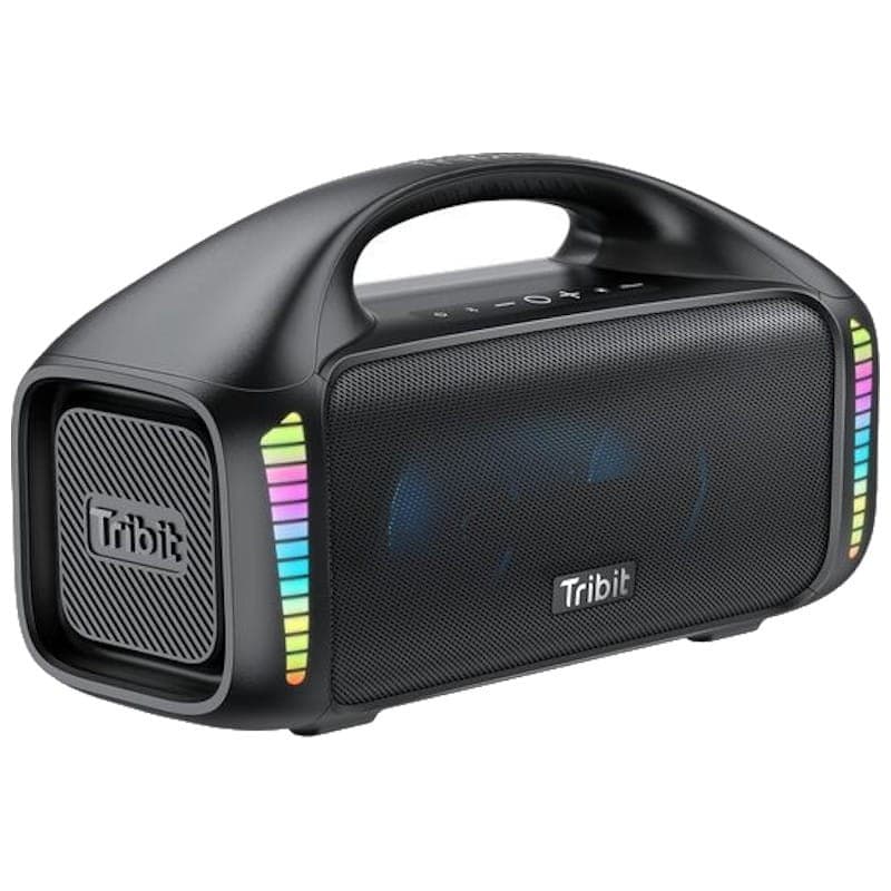 Enceinte Bluetooth Tribit Stormbox Blast 90W Noir Côté Gauche