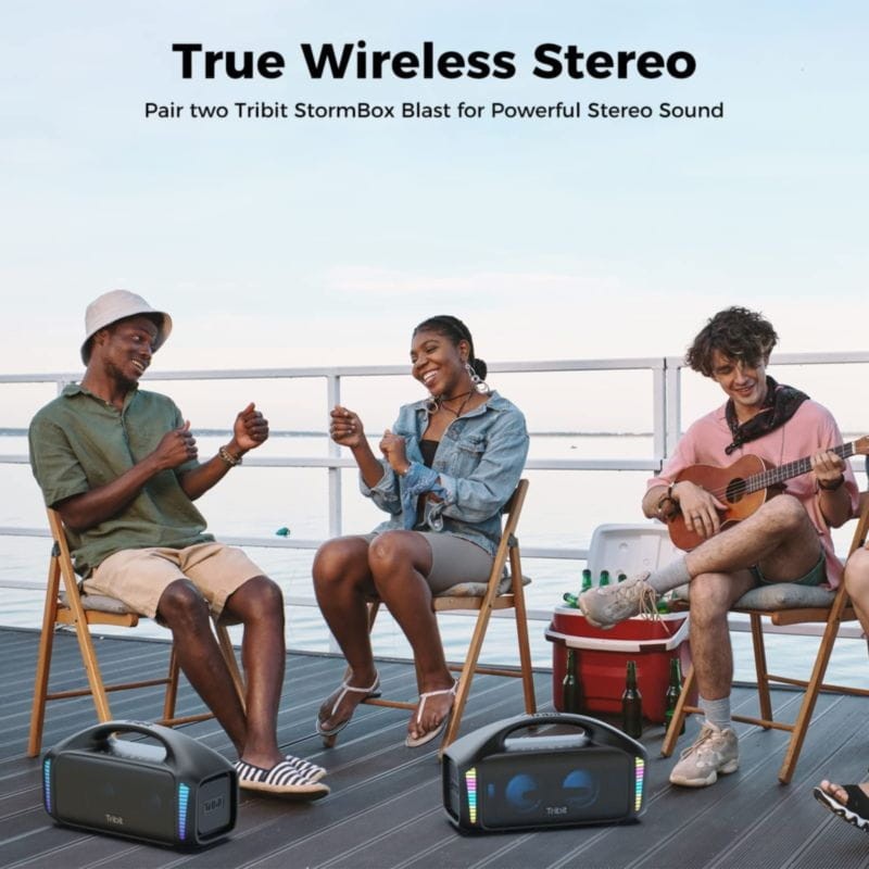 Enceinte Bluetooth Tribit Stormbox Blast 90W Noir - Ítem14