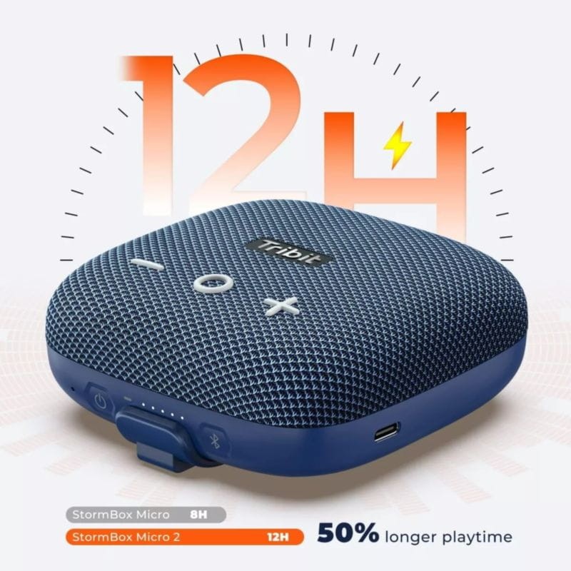 Tribit StormBox Micro 2 BTS12 10W Bleu - Enceinte Bluetooth - Ítem2