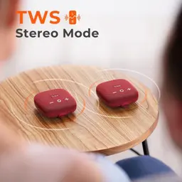 Enceinte Bluetooth Tribit StormBox Micro 2 BTS12 Rouge avec mode TWS et son stéréo