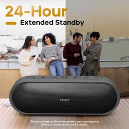 Coluna Tribit Xsound Plus 2 Preto com 24 horas de autonomia