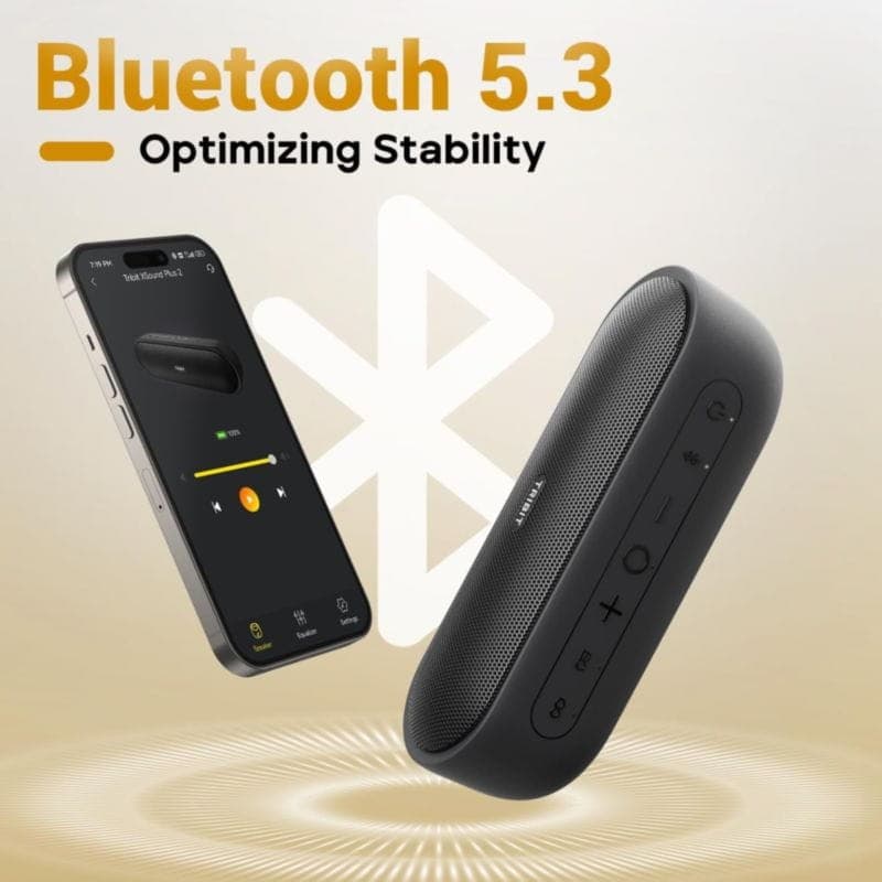 Coluna Tribit Xsound Plus 2 Preto com Bluetooth 5.3