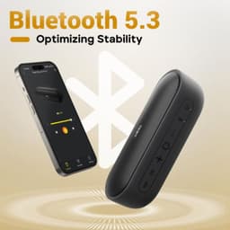 Coluna Tribit Xsound Plus 2 Preto com Bluetooth 5.3