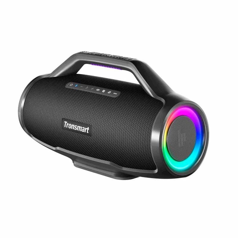 vista frontal y lateral derecho del Altavoz Portátil Para Fiestas Tronsmart Bang Max