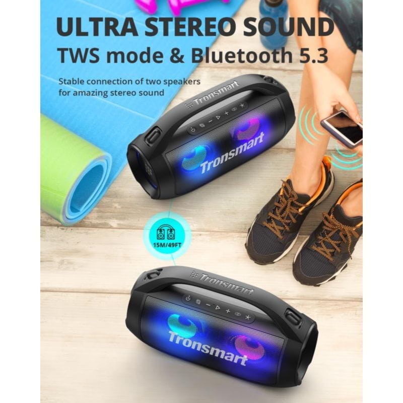 Coluna Bluetooth Tronsmart Bang SE 40W TWS - Item13