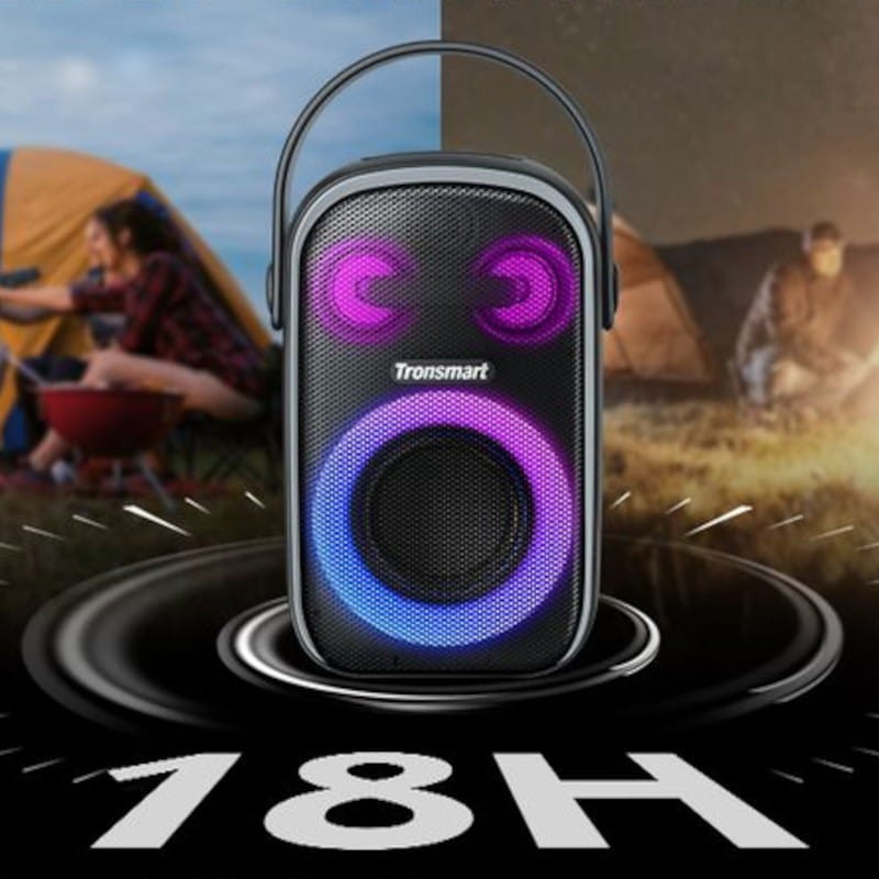 Tronsmart Halo 110 60 W Microfone Karaokê Preto – Alto-falante Bluetooth - Item3