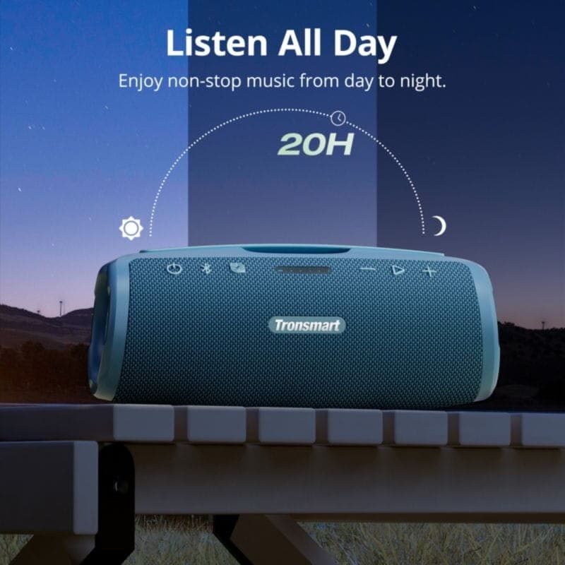 Enceinte Tronsmart Mirtune S100 50W IPX7 Bleu avec une autonomie de 20 heures