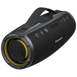 Tronsmart Mirtune S100 50W IPX7 Preto - Coluna Bluetooth Vista Lateral com RGB