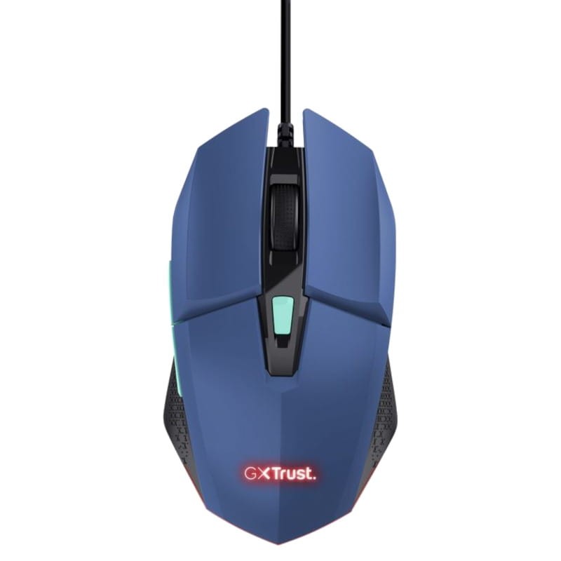 Trust GXT109B FELOX USB Azul - Rato para jogos - 6400 DPI - Item