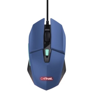 Trust GXT109B FELOX USB Bleu - Souris de jeu - 6400 DPI