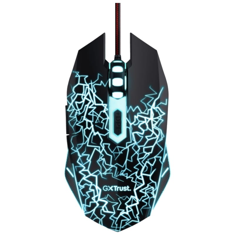Trust GXT 105X Izza USB RGB Negro - Ratón Gaming - 4000 DPI - Ítem