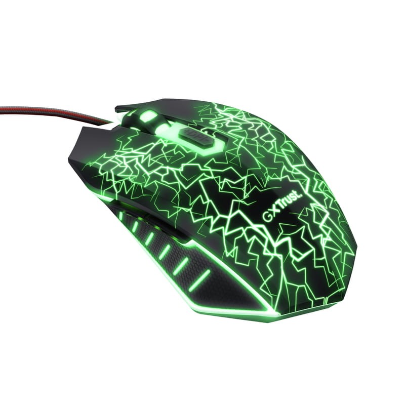 Trust GXT 105X Izza USB RGB Negro - Ratón Gaming - 4000 DPI - Ítem1