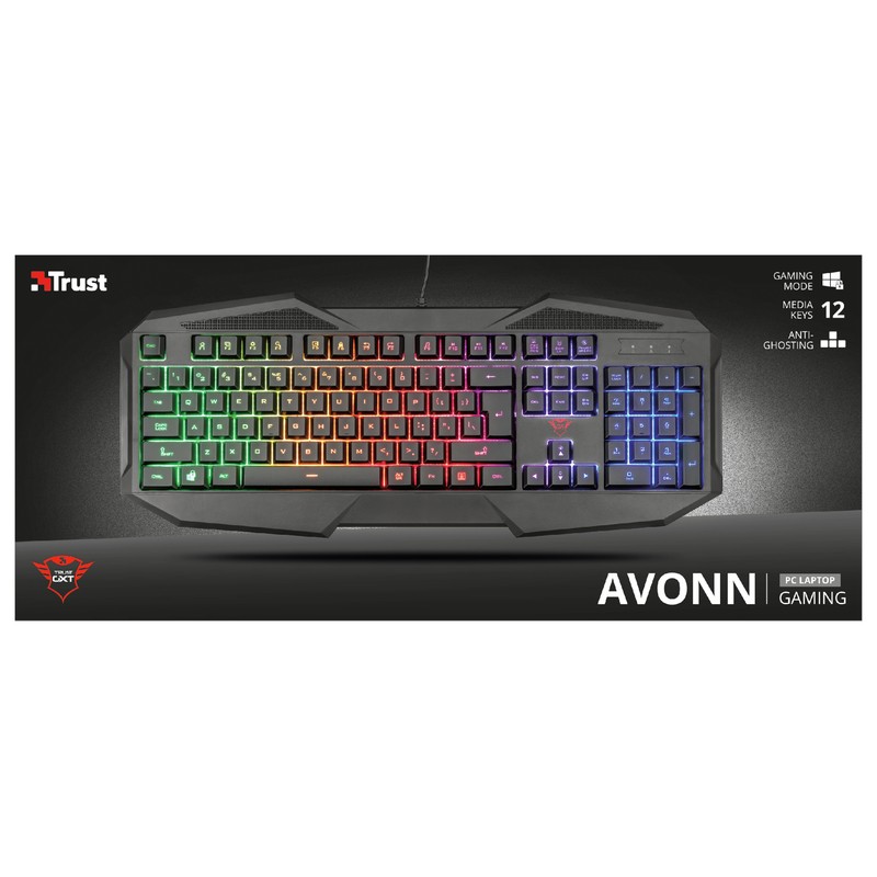 Trust GXT 830-RW Avonn Teclado Gaming USB - Ítem3