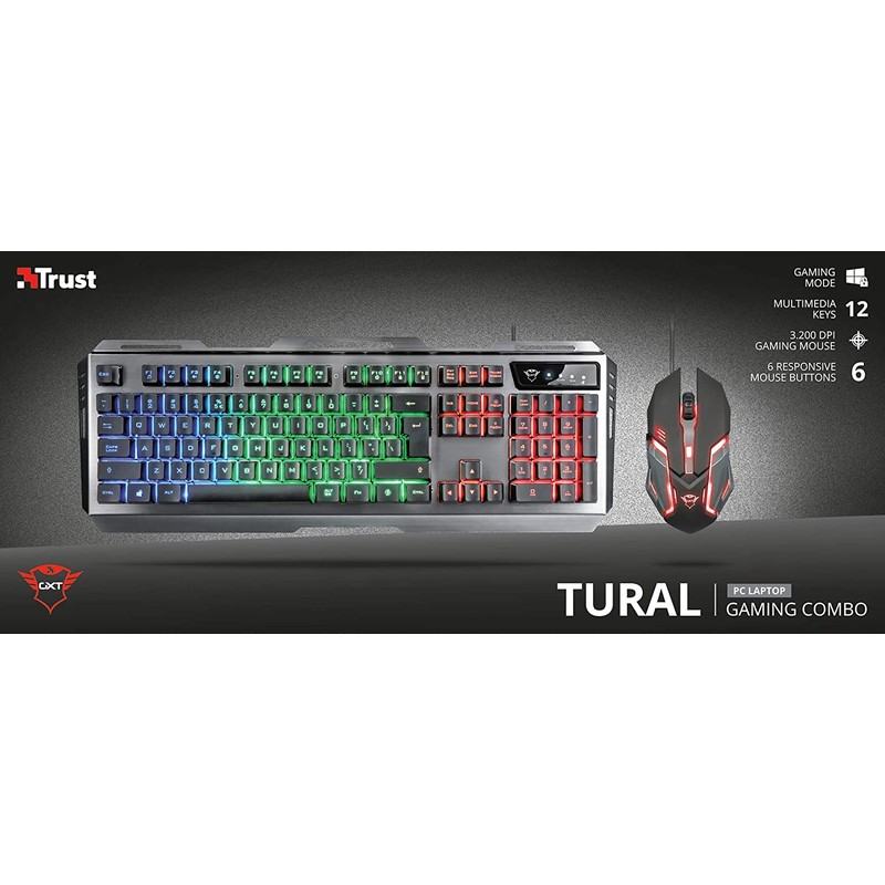 Trust Gxt 845 Tural Keyboard Mouse Kit Full Kit Trust Gxt 845 Tural Keyboard Mouse Kit Full Kit