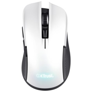 Trust GXT 923W YBAR USB Negro, Blanco - Ratón Gaming - 7200 DPI