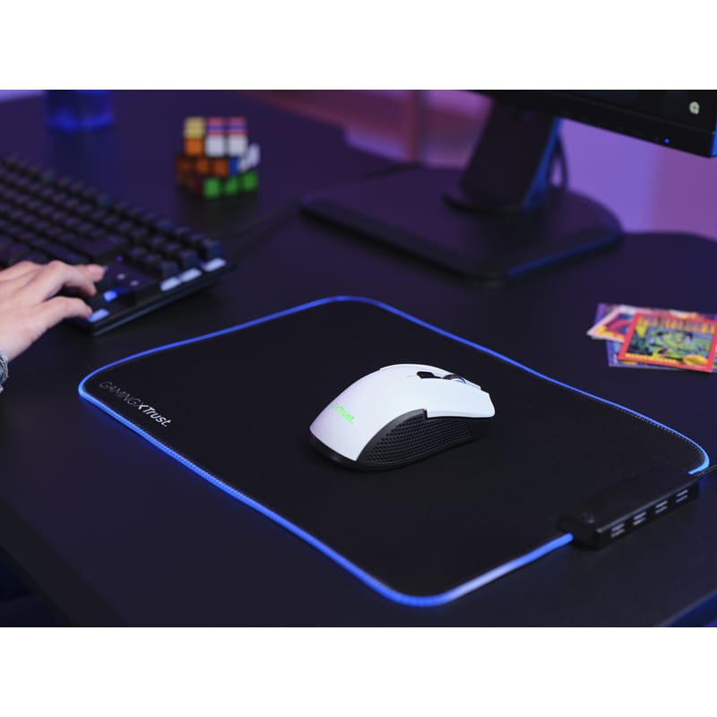 Trust GXT 923W YBAR USB Noir, Blanc - Souris de jeu - 7200 DPI - Ítem5