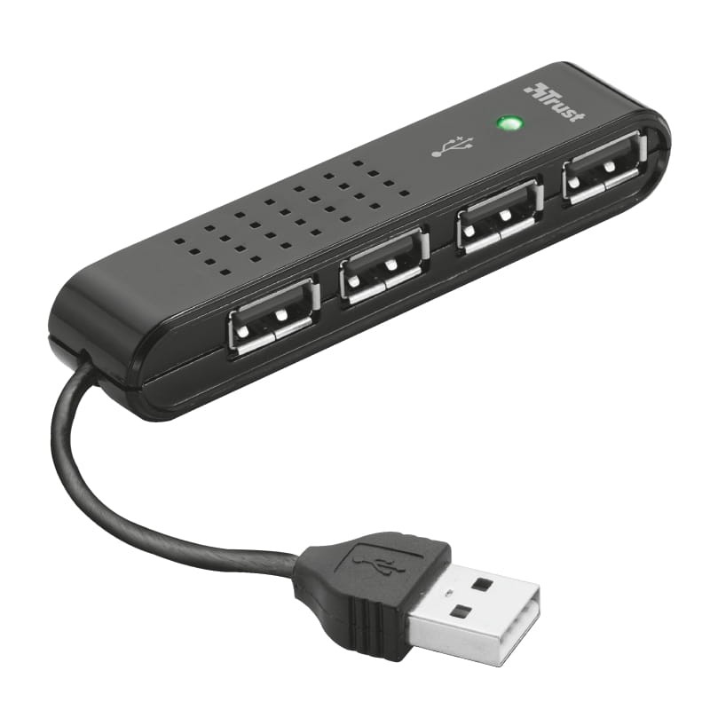 MiniHUB USB 4 puertos barato - Trust Vecco oferta MiniHUB USB 2.0 - Ítem
