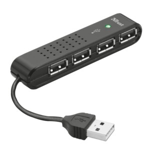 MiniHUB USB 4 puertos barato - Trust Vecco oferta MiniHUB USB 2.0