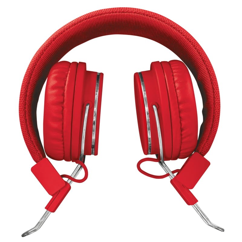 Trust Ziva Casque avec Microphone en rouge - Ítem2