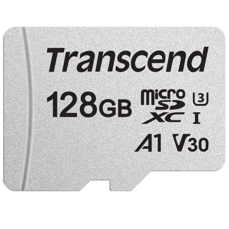 Transcend TS128GUSD300S 128 GB Class 10 UHS-I U3 V30 A1 Argent - Carte microSD - Ítem