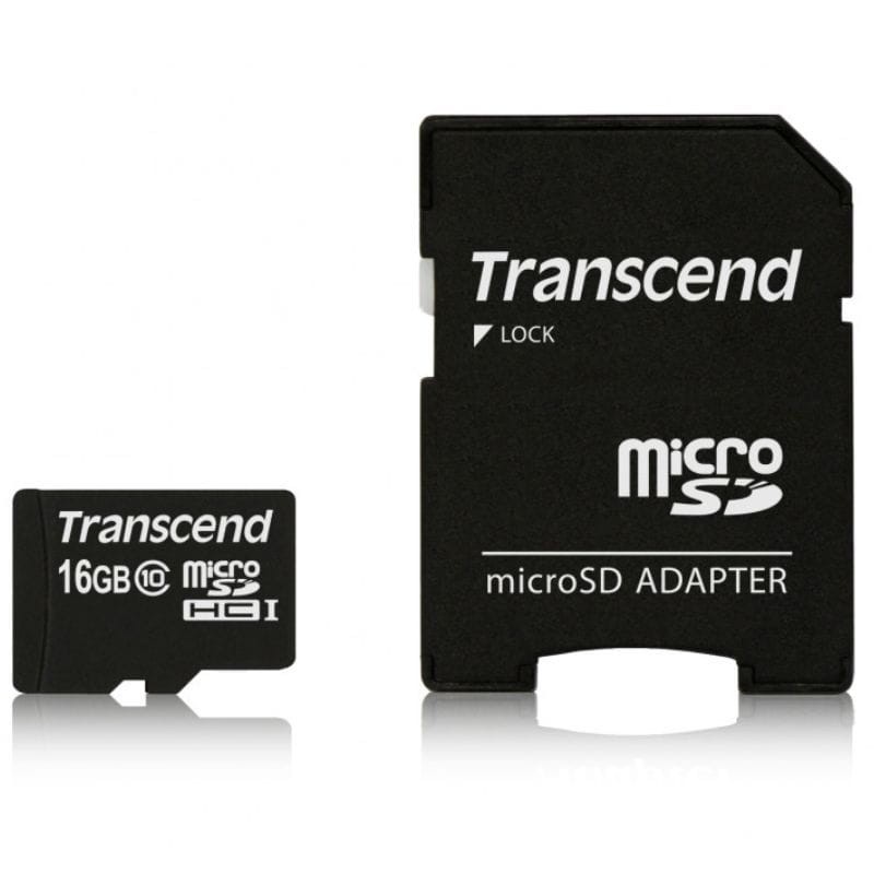 Transcend TS16GUSDHC10 16 GB Class 10 NAND 20 MB/s Noir - Carte microSD - Ítem