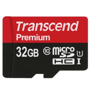 Transcend TS32GUSDU1 32 GB Clase 10 UHS-I U1 MLC NAND Negro / Rojo - Tarjeta microSD